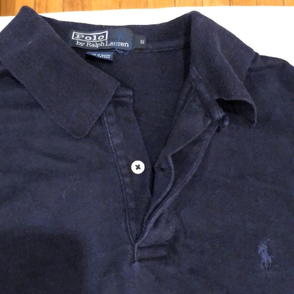 Polo by Ralph Lauren men’s navy shirt sleeve polo shirt - Picture 3 of 6